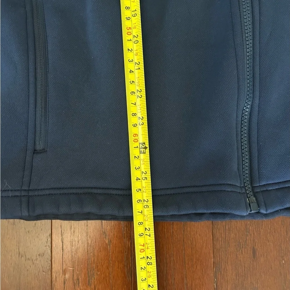 The North Face Men’s FleeceJacket Navy Blue Sz Large Full Zip Zipped Pockets